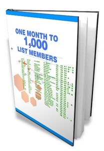 Product picture One Month To 1000 List Members