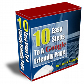 Product picture 10 Easy Steps To A Google Friendly Page