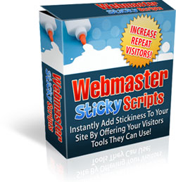 Product picture Webmaster Sticky Scripts