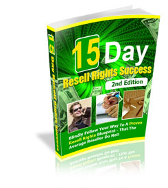 Product picture 15 Day Resell Rights Success