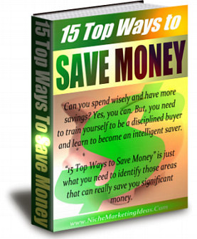 Product picture 15 Top Ways to Save Money