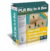 Product picture PLR Biz In A Box - Over 650 PLR Articles