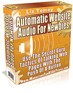 Product picture Automatic Website Audio For Newbies