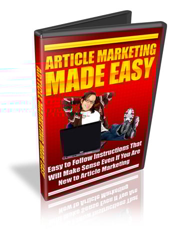 Product picture Article Marketing Made Easy