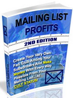 Product picture Mailing List Profits - Make Money With Every Way Possible Fr