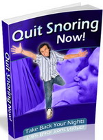 Product picture Quit Snoring Now - Take Back Your Nights