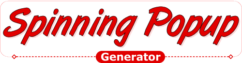 Product picture Spinning Popup Generator