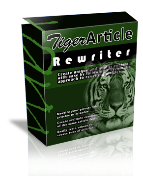 Product picture Tiger Article Rewriter
