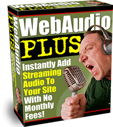 Product picture Web Audio Plus - Add Streaming Audio To Your Site