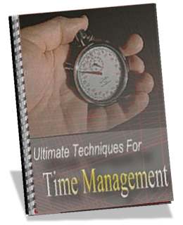 Product picture Ultimate Techniques For Time Management