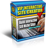 Product picture VIP Interactive Site Creator